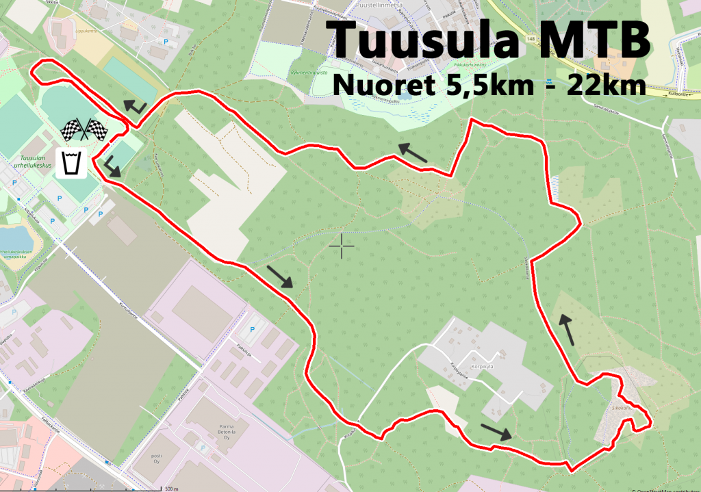 Nuoret 5,5 - 22 km | Tuusula MTB